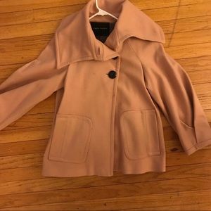 Light pink Zara pea coat